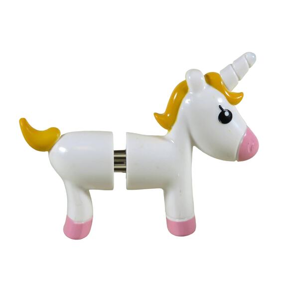 Unicorn Corn Cob Holders Set of 3- White Pink Yellow Kitchen Gadgets - Picture 2 of 11